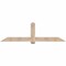 Ekena Millwork Eugene Smooth Timber Gable Bracket, Douglas Fir, 84"W x 24"H x 5 1/2"D x 5 1/2"F, 7/12 Pitch GBW084X24X0606EUG00SDF - alternate 1
